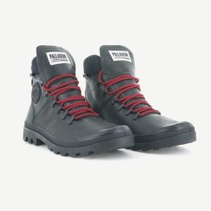 Palladium Men's Black Legion Hiker Boots Size 8 Casual Rugged Sole